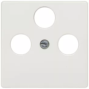   Capac pentru antenă Siemens 5TG2548-2, cu 3 orificii, alb titan (RAL9010), DELTA i-system