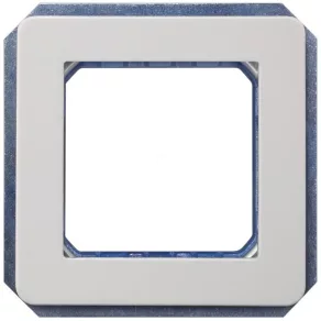   Cadru de montare Siemens 5TG1392, 2 module, alb titan (RAL9010), 68x68 mm, stil DELTA
