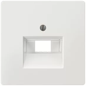   Capac Siemens 5TG1394 1/2xRJ11/45, pentru Rutenbeck, alb titan (RAL9010), stil DELTA