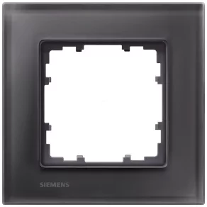 Siemens 5TG1201-2, cadru nr. 1, sticlă, negru, DELTA miro