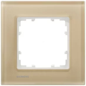   Siemens 5TG1201-4, ramă nr. 1, sticlă, maro nisipiu, DELTA miro