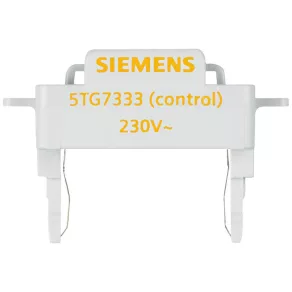   Lampă LED de semnalizare Siemens 5TG7333 pentru comutator, portocalie, 230 V/0,9 mA, DELTA i-system