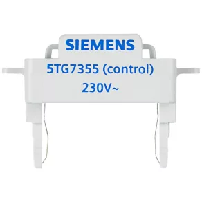   Lampă LED de semnalizare Siemens 5TG7355 pentru comutator, albastră, 230 V/1,1 mA, DELTA i-system
