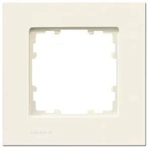  Siemens 5TG1111-3, cadru nr. 1, alb crem (RAL1013), DELTA miro