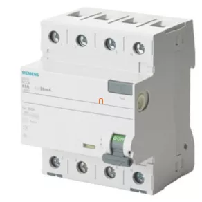   Relé de protecție Siemens 5SV3342-6, 25 A, 4 poli, 30 mA, tip A