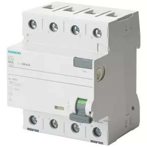   Relé de protecție la scurtcircuit Siemens 5SV3444-6, 40 A, 4 poli, 100 mA, tip A