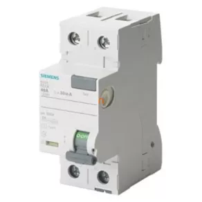   Relé de protecție la scurtcircuit Siemens 5SV3314-6, 40 A, 2 poli, 30 mA, tip A