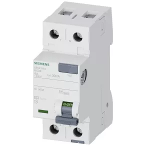   Relé de protecție la scurtcircuit Siemens 5SV4311-0, 16 A, 2 poli, 30 mA, tip CA