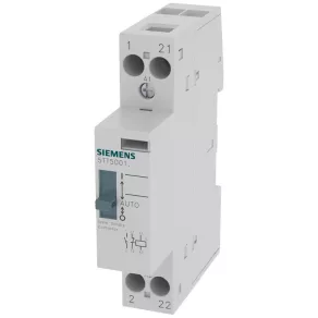   Contactor modular Siemens 5TT5001-6, 20 A/230 V c.a., 1 NO + 1 NC, bobină 230 V c.a./220 V c.c.