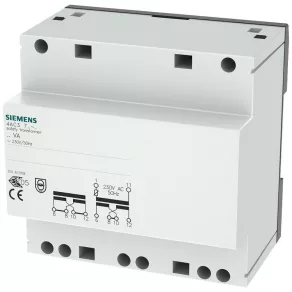   Transformator de siguranță Siemens 4AC3763-0 pentru montare pe șină, 63 VA, 230 V c.a. / 12/24 V c.a.