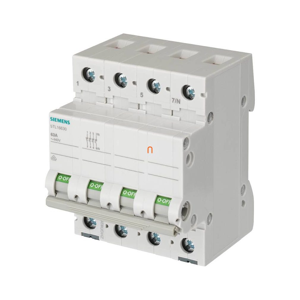 Siemens 5TL1632-0 comutator modular de separare, 32A, 3NO+N, BE-KI