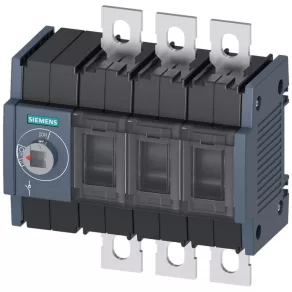   Comutator secțional Siemens 3KD3030-0NE10-0, 3P, 100 A, acționare pe partea stângă, conectori plat