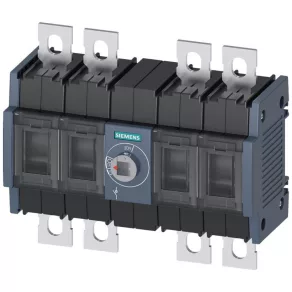   Comutator secțional Siemens 3KD3640-0NE20-0, 4P, 200 A, acționare centrală, conectori plat