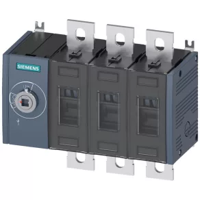   Comutator secțional Siemens 3KD4030-0PE10-0, 3P, 315 A, acționare pe partea stângă, conectori plat