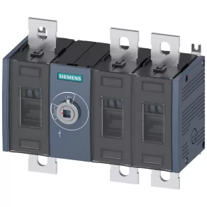   Comutator secțional Siemens 3KD4230-0PE20-0, 3P 400 A, acționare centrală, racord plat