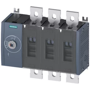   Comutator secțional Siemens 3KD4830-0QE10-0, 3P, 800 A, acționare pe partea stângă, conectori plat