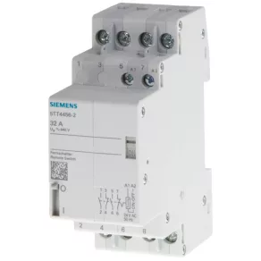   Relé de impuls Siemens 5TT4424-0, 25 A/230 V c.a., 4 contacte normal deschise, bobină de 230 V c.a.