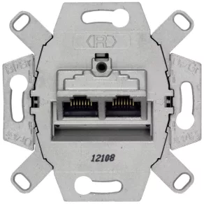 Priză Siemens 5TG2026-2 2xRJ45 Cat.6e STP, DELTA i-system