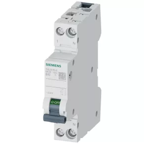Întrerupător mic 1P+N B 10 A 6 kA  5SL6010-6 Siemens