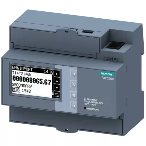   Siemens 7KM2200-2EA40-1JA1 SENTRON PAC2200 multimetru, cu alimentare proprie, 65 A, Modbus TCP, certificat MID