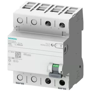   Relé de protecție la scurtcircuit Siemens 5SV3321-4, 16 A, 2 poli, 30 mA, tip B, K (super rezistent)