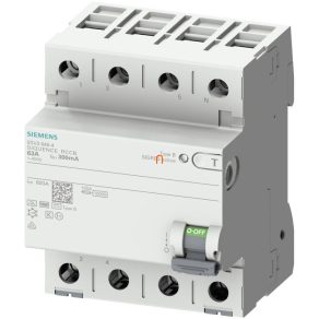 Siemens 5SV3346-4KK14 Releu FI 63A 4P 30mA, tip B+