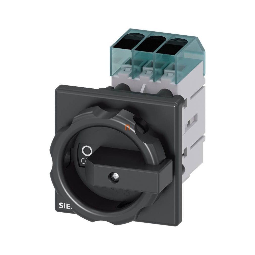Siemens 3LD3454-0TK51 BE-KI comutator, 3P, 63A, pentru panou frontal, negru