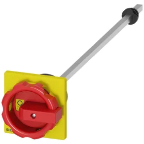   Motor rotativ Siemens 3LD9344-3CA, complet, panou frontal 66x66 mm, 6x6 arbori de 300 mm