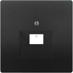   Siemens 5TG1394-0AC Placă de acoperire 1/2xRJ11/45, pentru Rutenbeck, antracit Cosso (RAL7016), stil DELTA