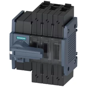  Comutator de secționare Siemens 3KD3032-2ME10-0, 3P 100 A, acționare pe partea stângă, cu clemă de conectare