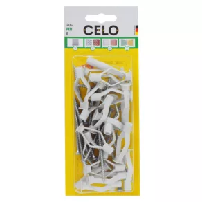   Diblu cu aripi pentru gips-carton Apolo/Celo M8 + 4 șuruburi pentru lemn de 60 mm 58HRSZ20, 20 buc./blister