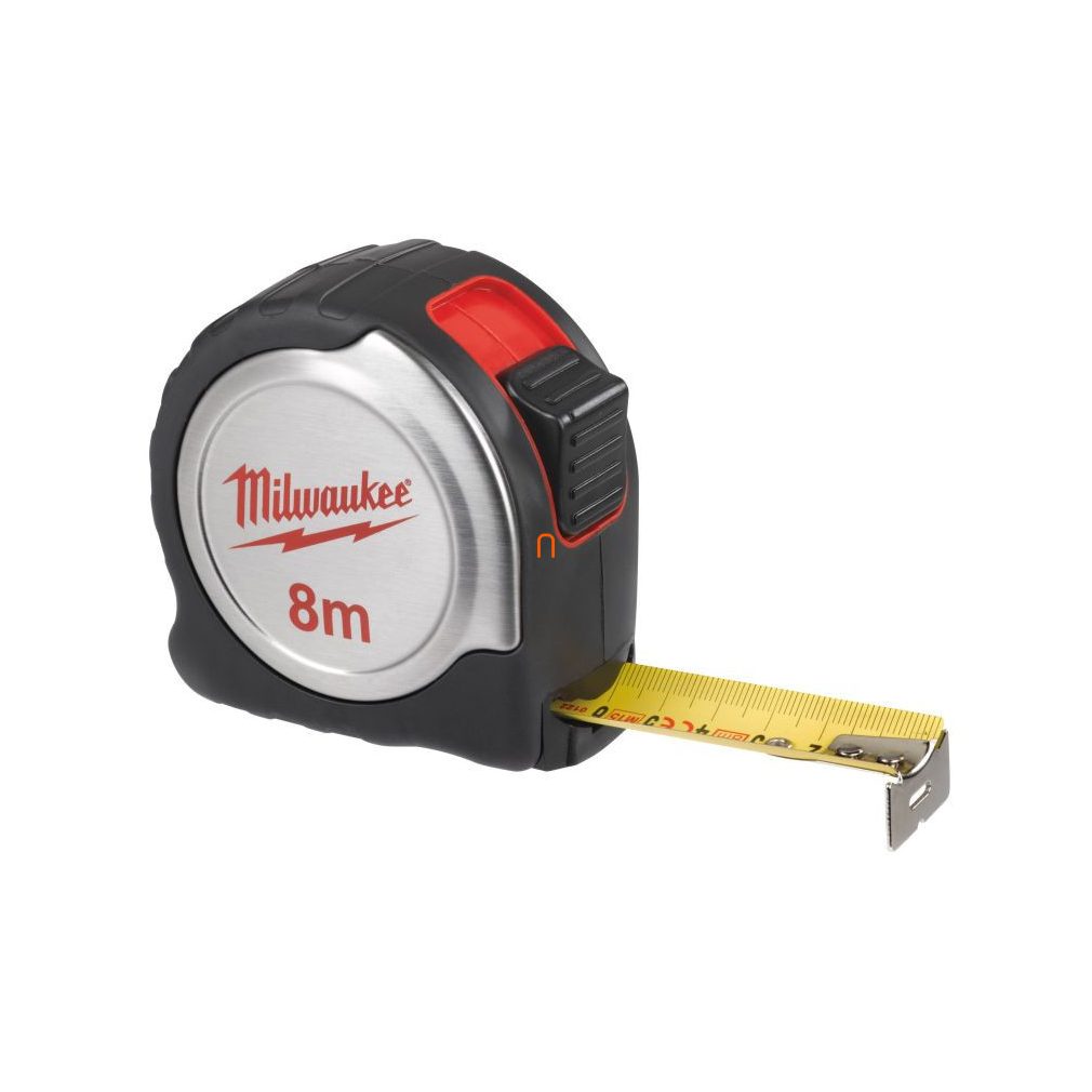 Ruletă Milwaukee, cu carcasă metalică, 8 m, 25 mm (4932451640)
