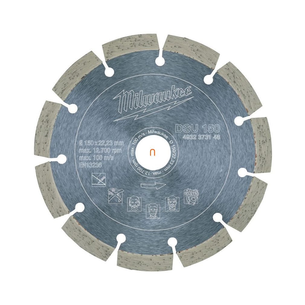 Milwaukee disc diamantat de tăiere DSU 150x22,2mm (4932373148)