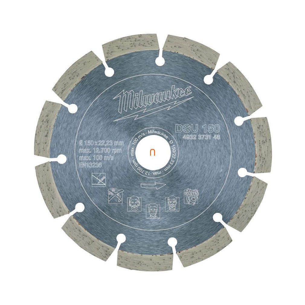 Disc de tăiere diamantat Milwaukee DSU 150x22,2 mm (4932373148)