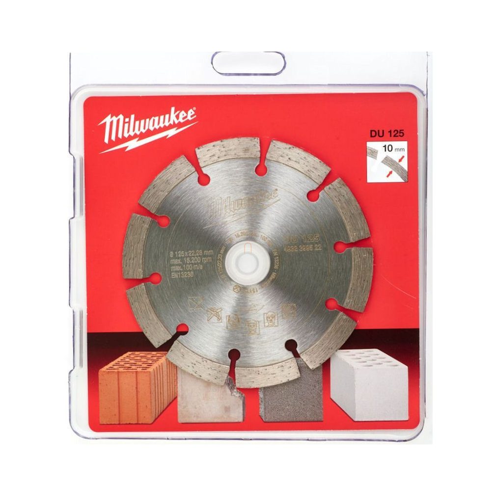 Milwaukee Gyémánt vágótárcsa DU 125x22,2mm 4932399522