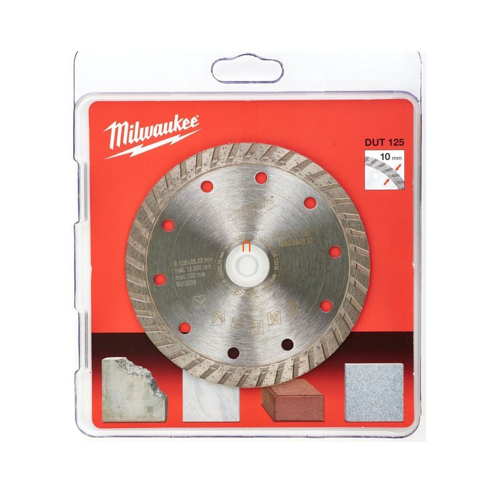 Disc de tăiere diamantat Milwaukee DUT 125x22,2 mm (4932399527)