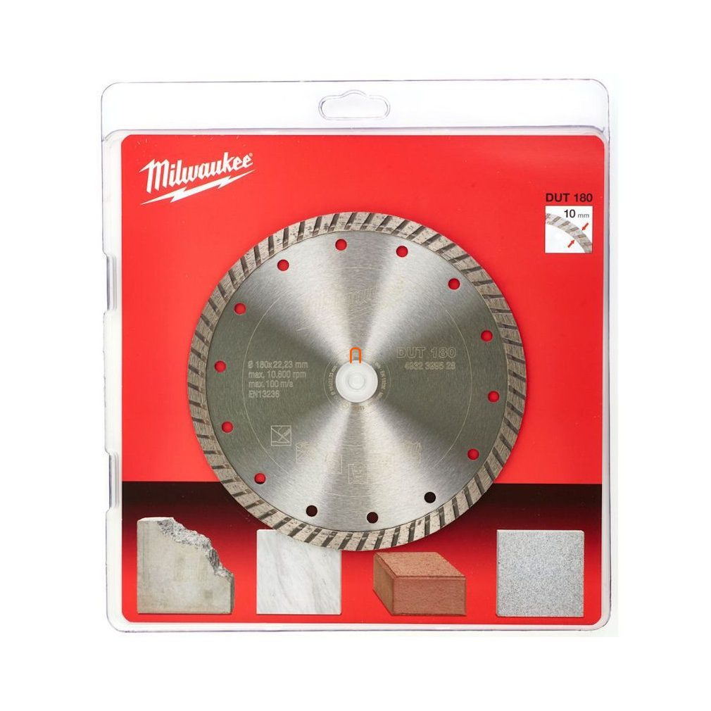 Disc de tăiere diamantat Milwaukee DUT 180x22,2 mm (4932399528)