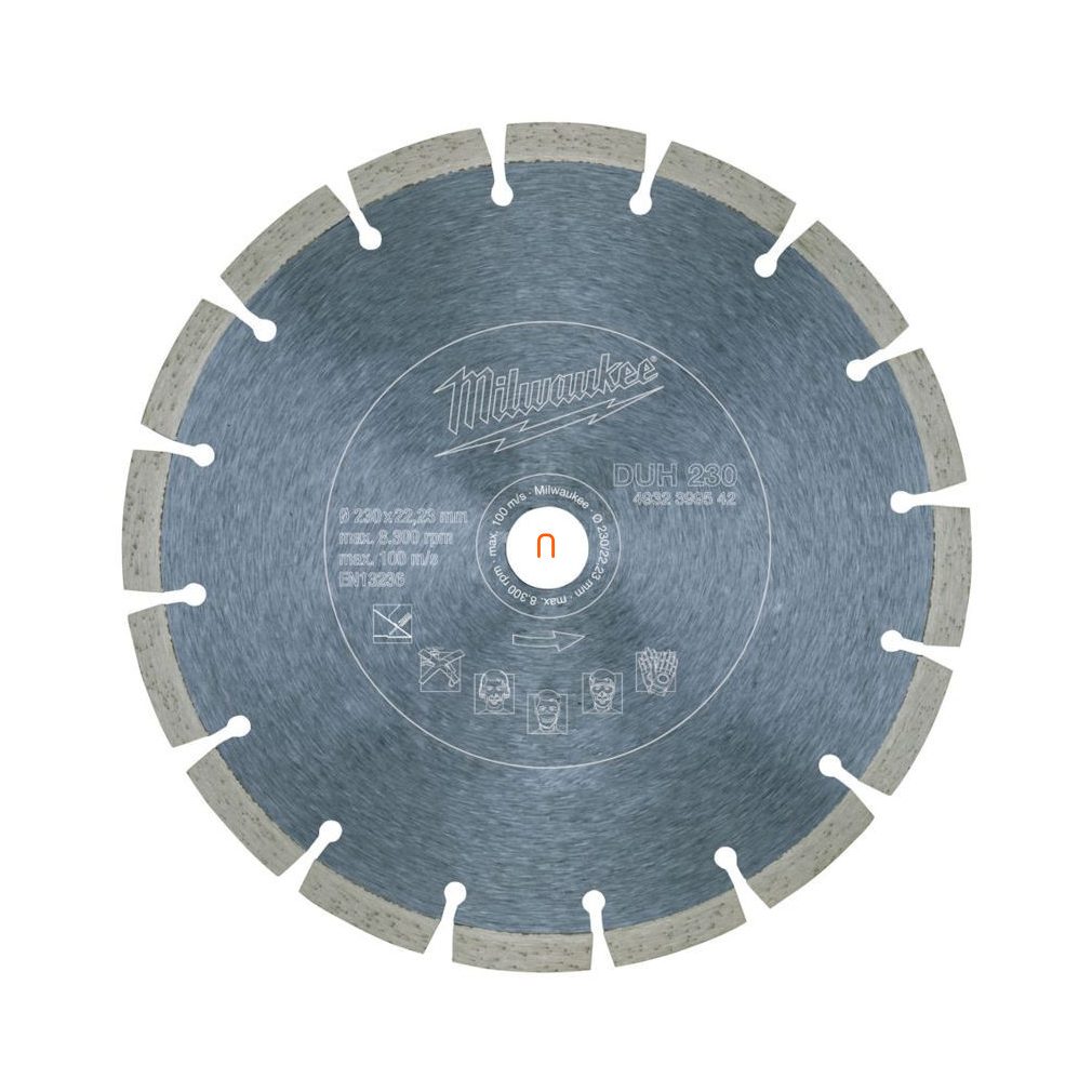 Disc de tăiere diamantat Milwaukee DUH 230x22,2 mm (4932399542)