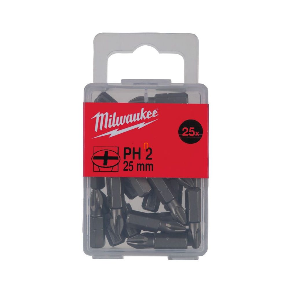 Milwaukee bit pentru șurubelniță PH2 25 mm, 25 bucăți (4932399587)