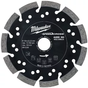 Disc de tăiere cu diamant Milwaukee AUDD 150 mm 4932399825