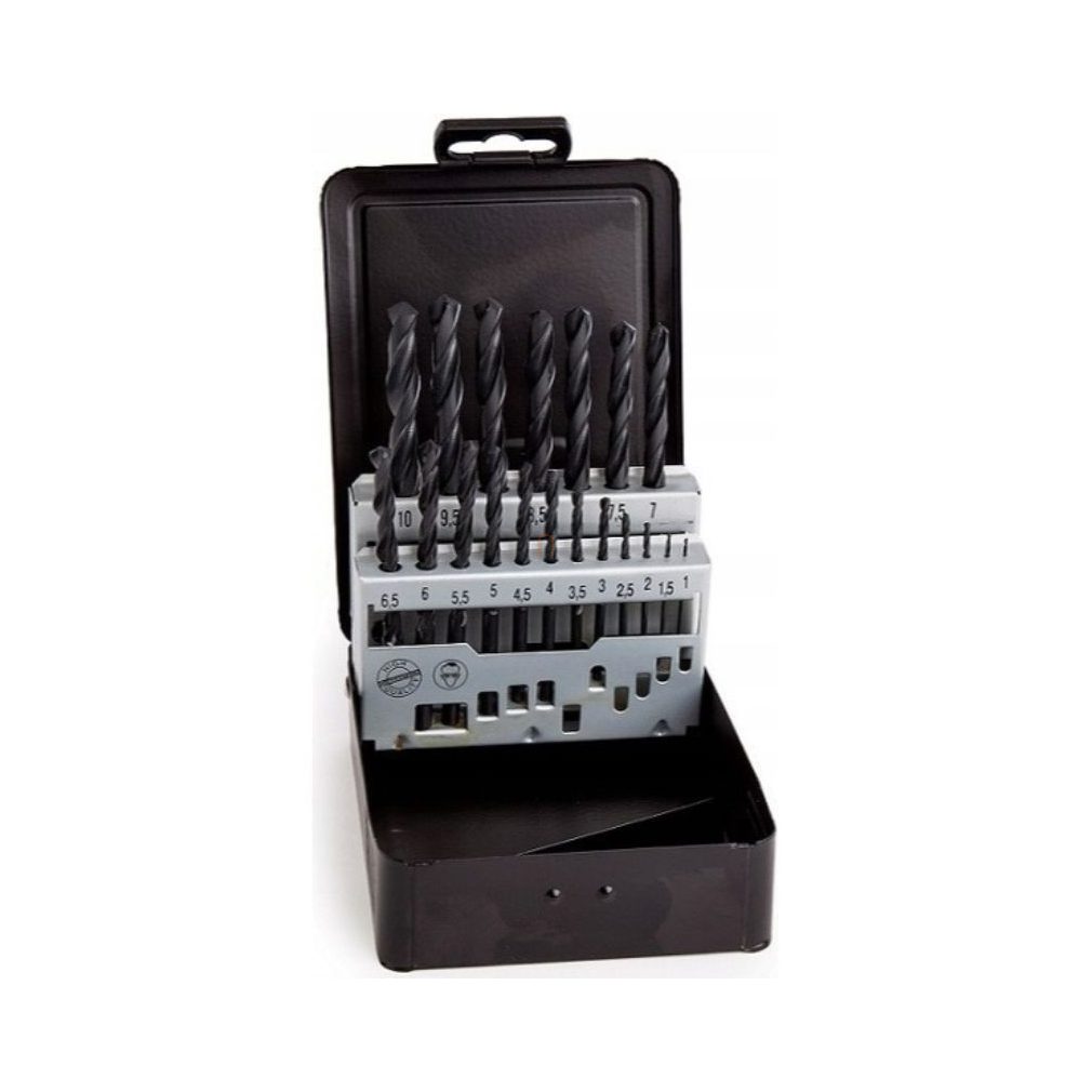 Milwaukee Set de burghie pentru metal HSS-R /1-10 mm/ co 0,5 mm (19 piese în cutie metalică) 4932352468
