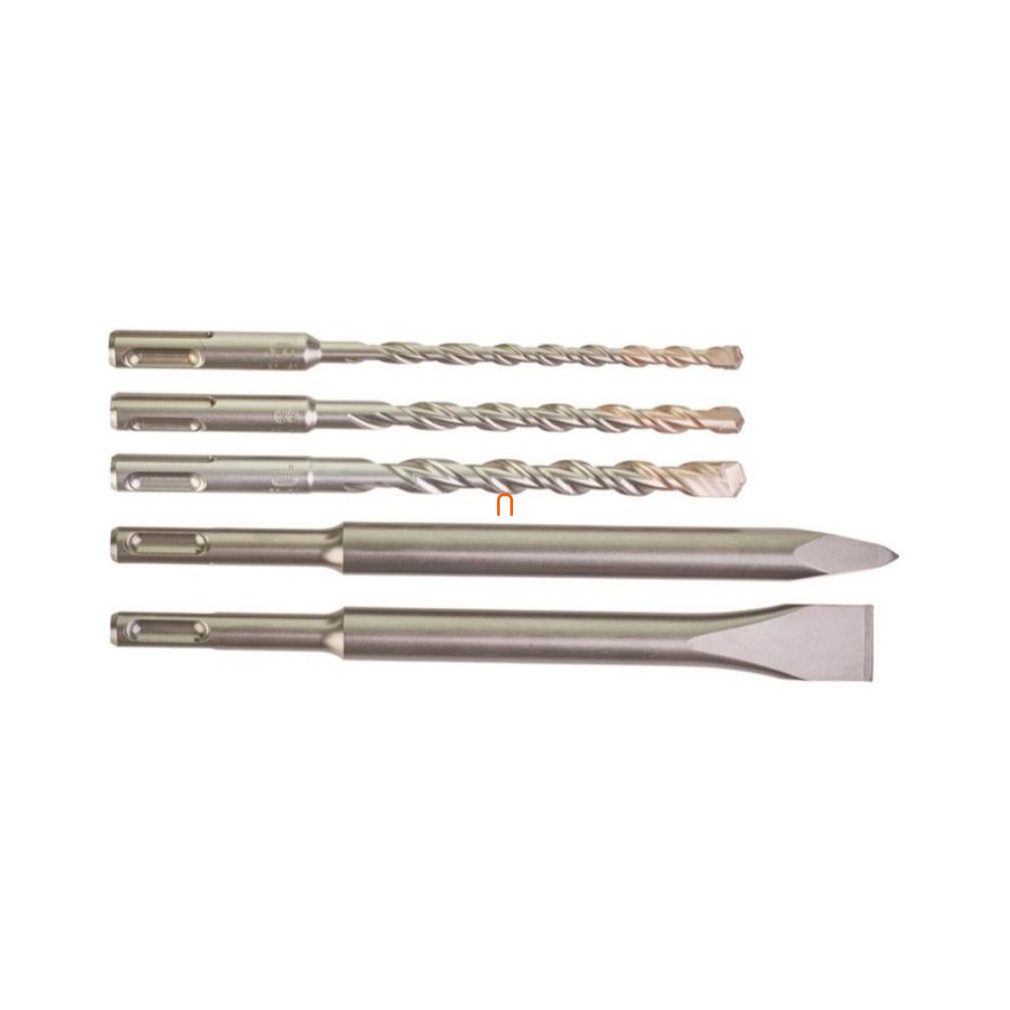 Milwaukee SDS-Plus M2 set de 5 burghie cu două muchii și dălți (4932430002)