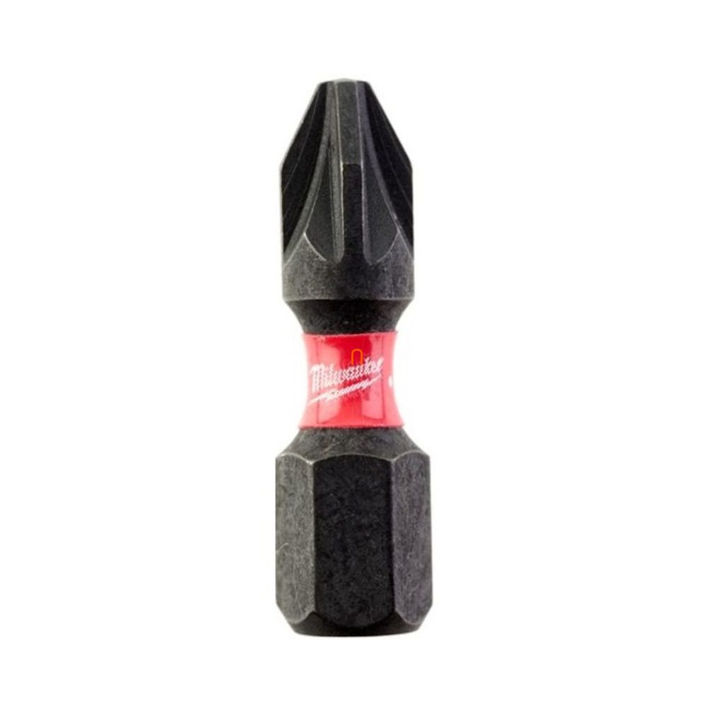 Milwaukee Shockwave bit pentru șurubelniță PZ2 25 mm, 25 bucăți (4932430864)