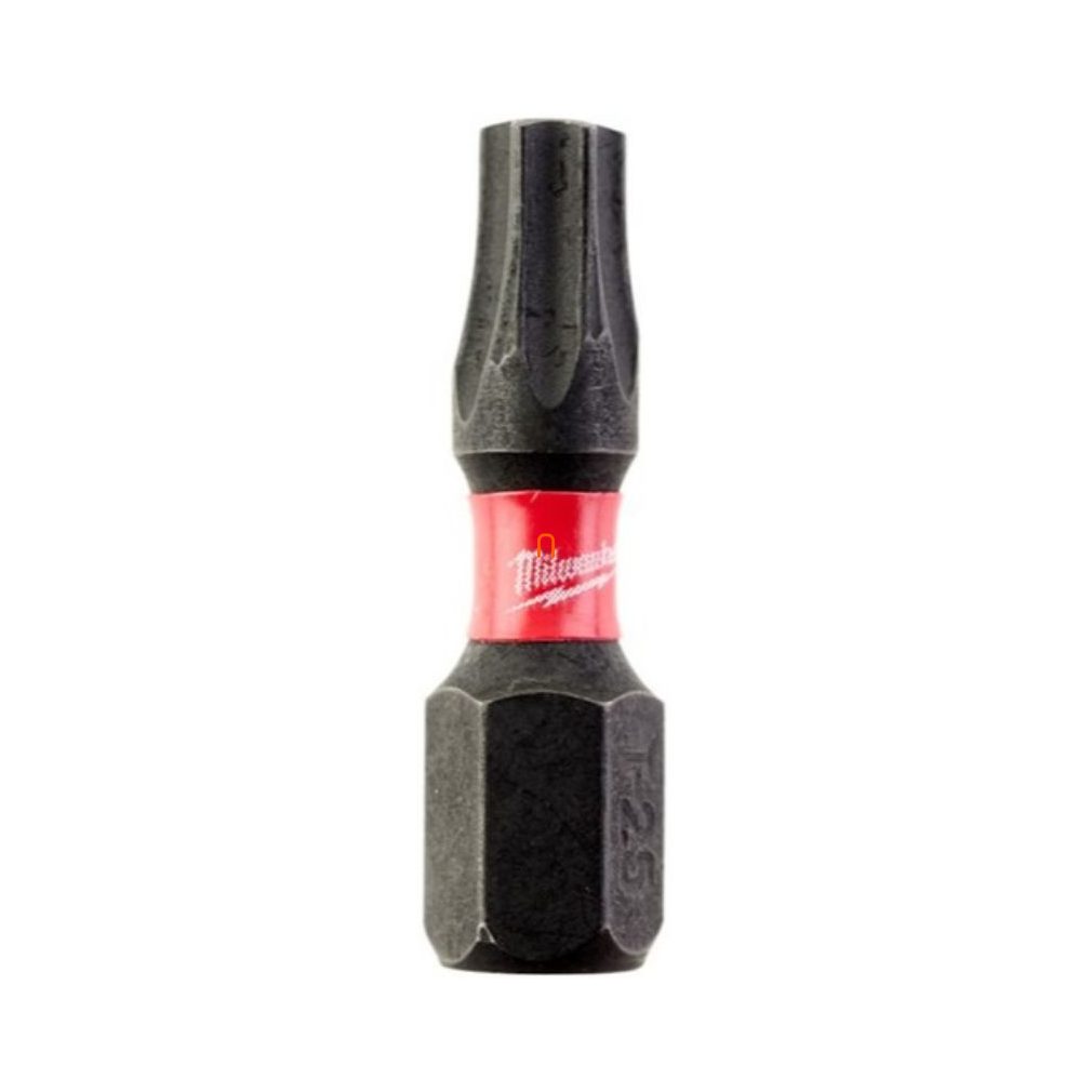 Milwaukee Shockwave bit pentru șurubelniță TX25 25 mm 25 bucăți (4932430880)