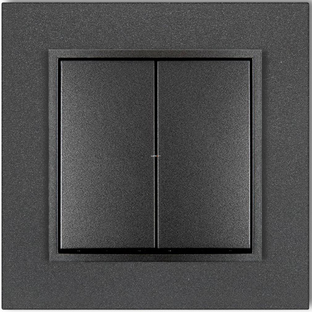 Comutator pentru lustră cu ramă metalică în culoare grafit (Mini)