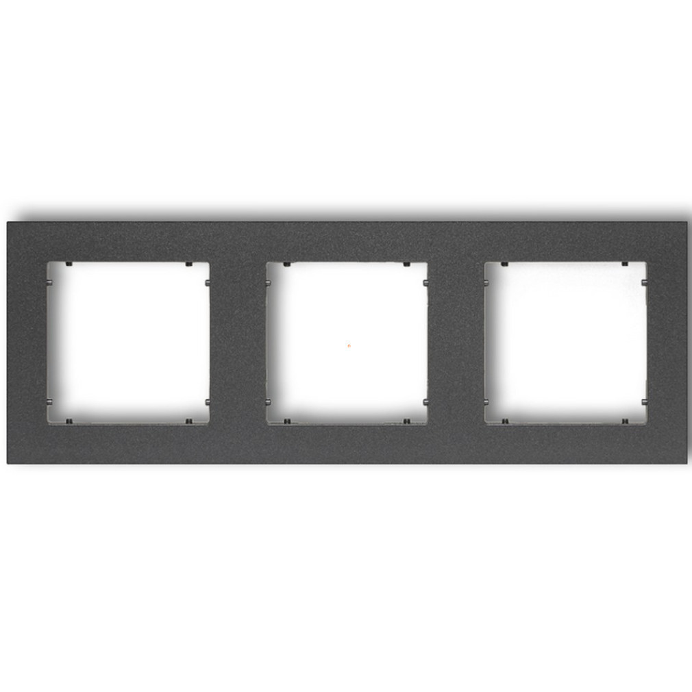 Cadru triplu din metal, culoare grafit (Mini)