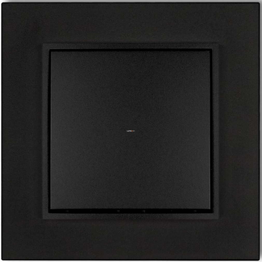 Comutator unipolar cu ramă în culoare negru mat (Mini)