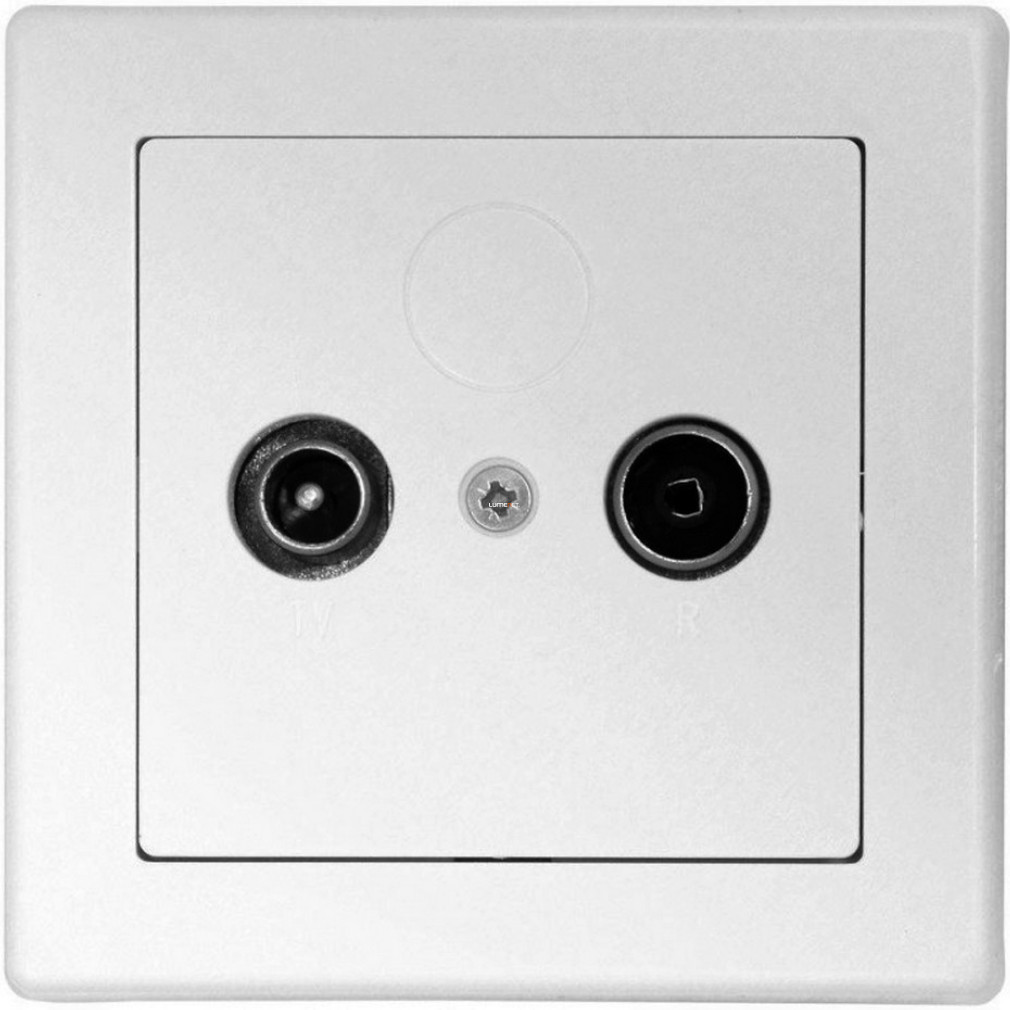Socket TV în culoare albă (Jupiter)
