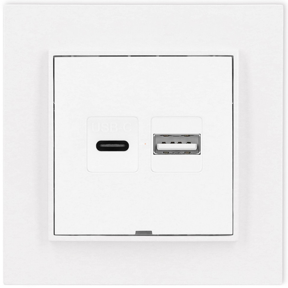 Dublă priză USB A-C (Mini)