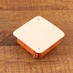   Cutie de joncțiune pentru gips-carton, portocalie, 107x107x45mm